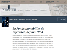 Tablet Screenshot of lafonciere.ch